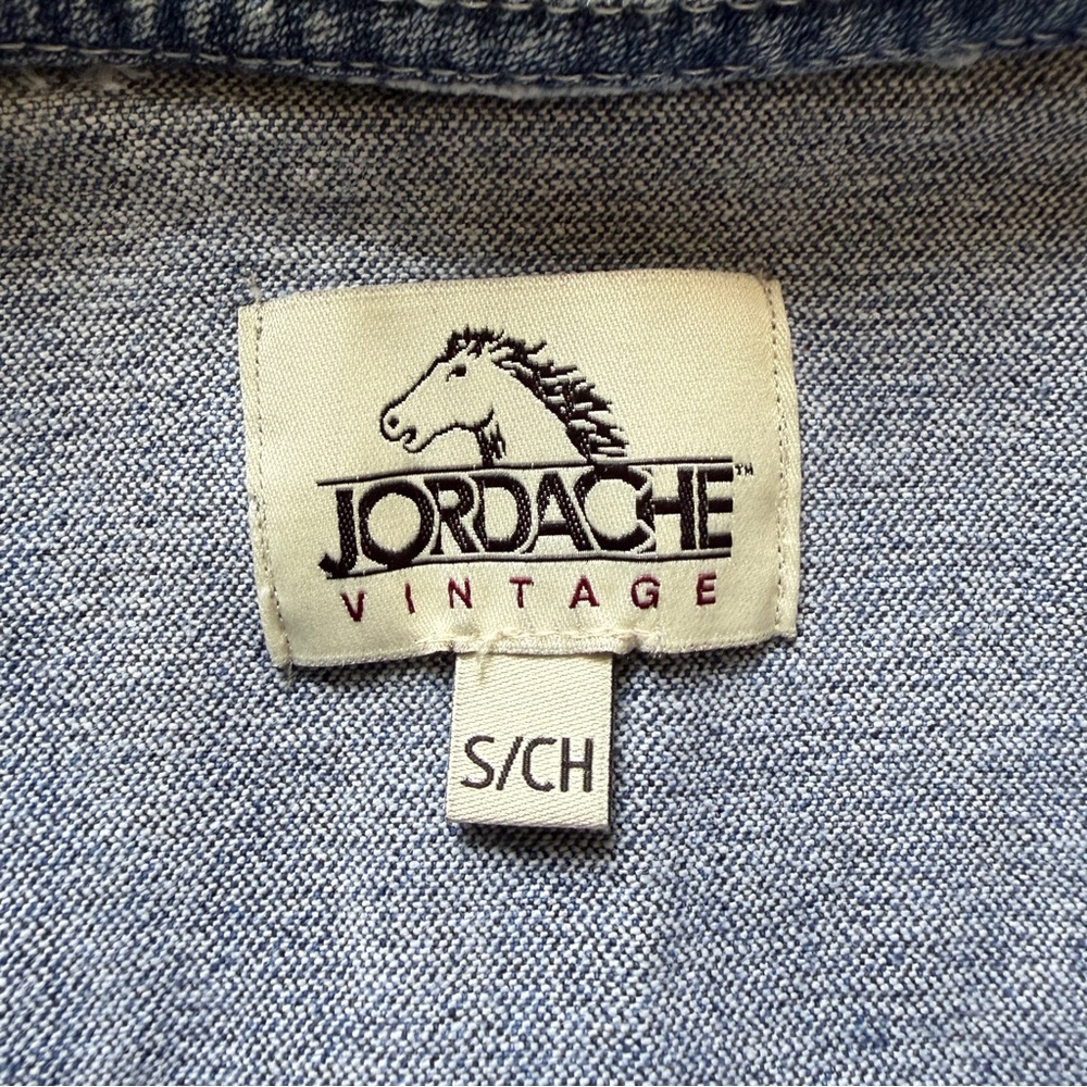 Vintage Jordache Sleeveless Button Up Acid Wash Denim Dress Size Small Y2K - Picture 12 of 13